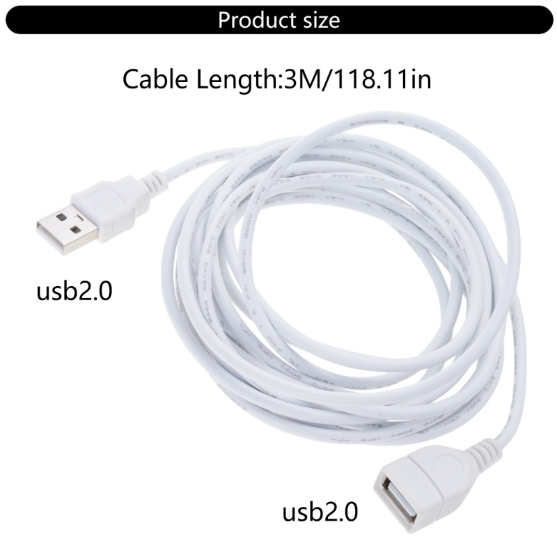 Electronics And Gadgets C - 300CM USB Male To Female Charging