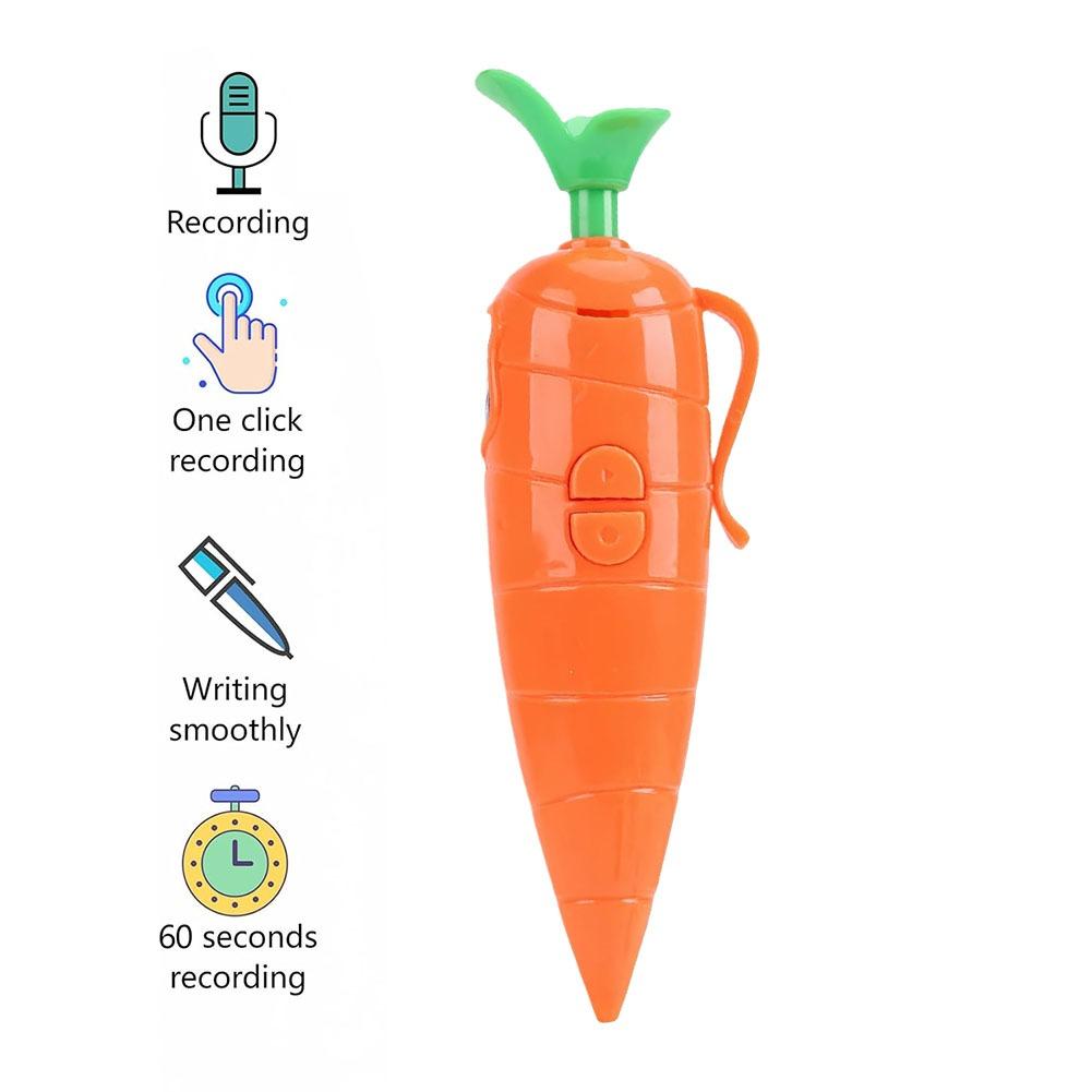 Voice Recorder Pen - Judy & Nick Carrot Eggplant Funny