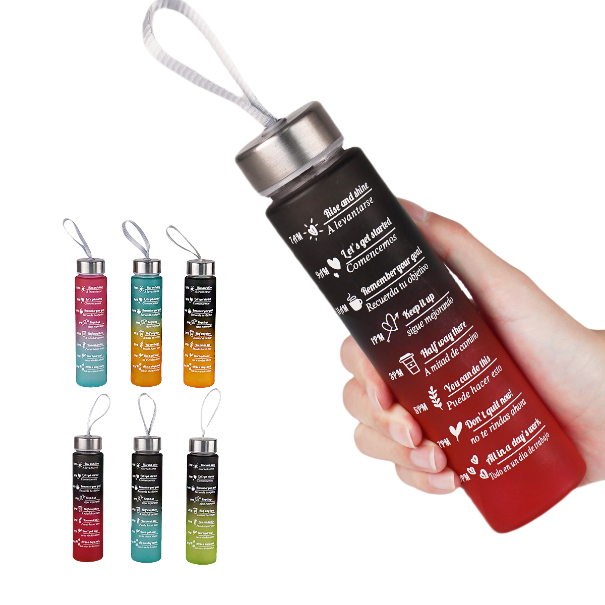 Smart Water Bottle Tracker - 300ml Water Bottle BPA Free leak