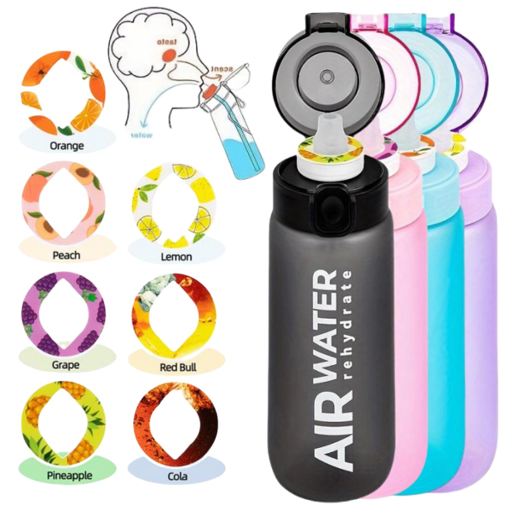Smart Water Bottle Tracker - 750ml/25oz Fruit Flavor Water Bottle 0