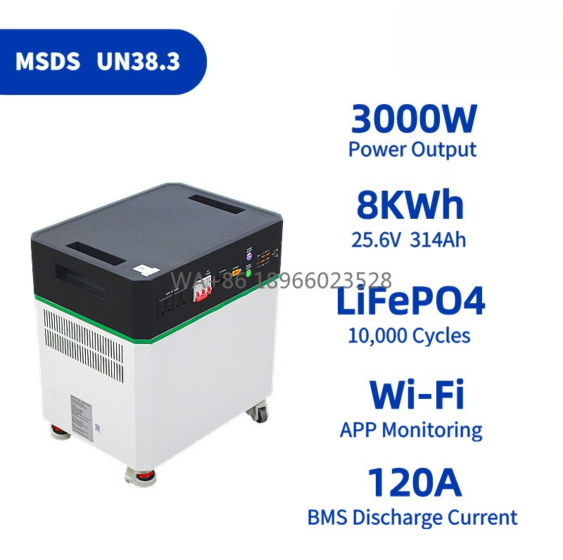 Solar Powered Charger - 3.5kwh 4kwh 8kwh Lifepo4 Battery Backup