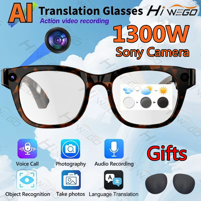Smart Glasses Ar - Hiwego 2026 New12K HD AI Smart