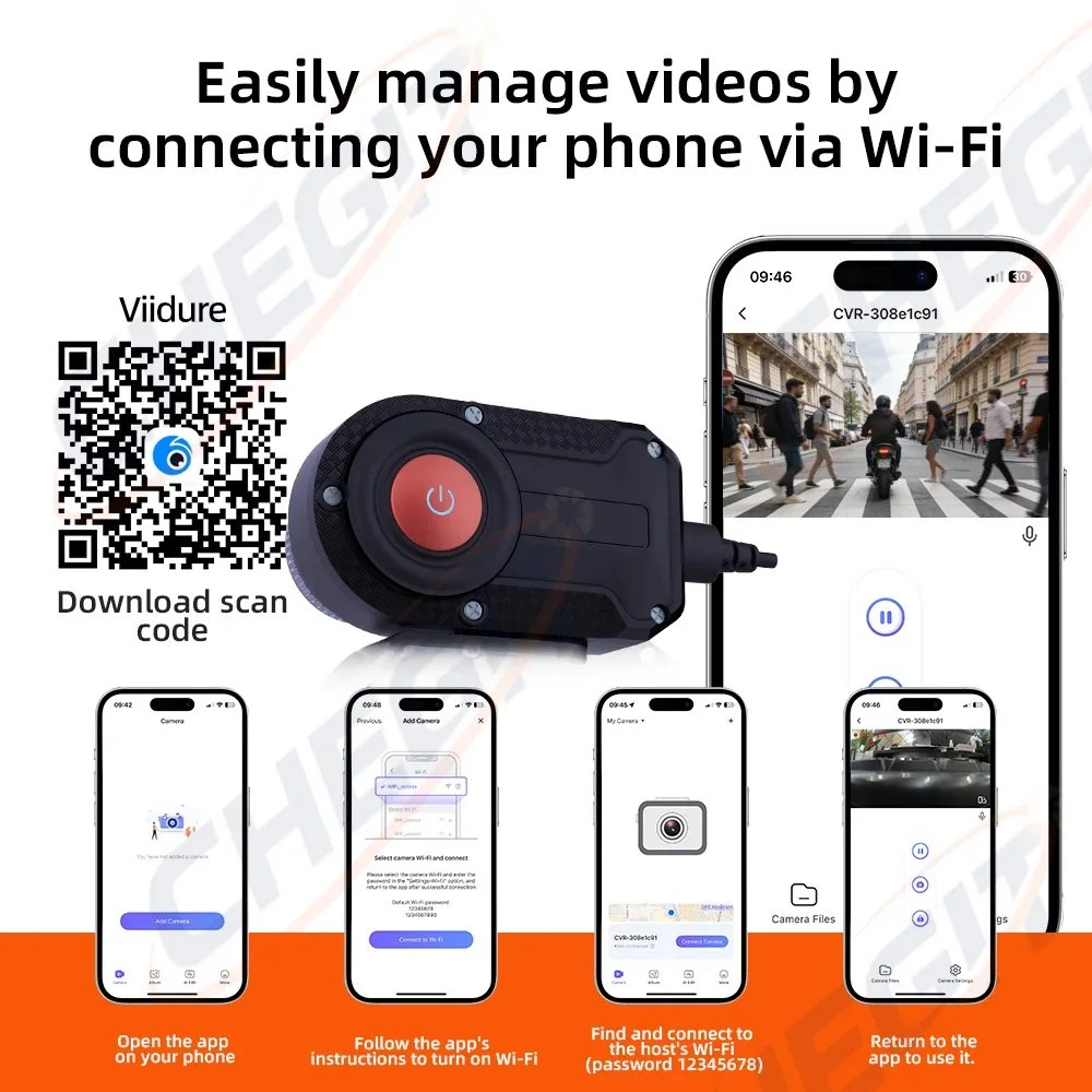Motorcycle DVR 2K HD WiFi With – Compact Camera Mirrorless Bewertung und Preis