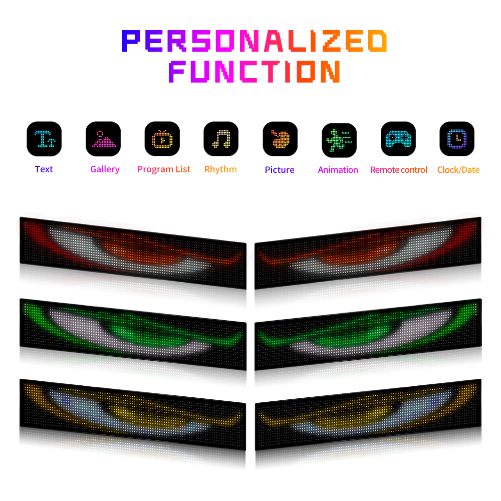 Demon Eyes Car LED Logo APP LE – Electronics Gadgets For Car Bewertung und Preis