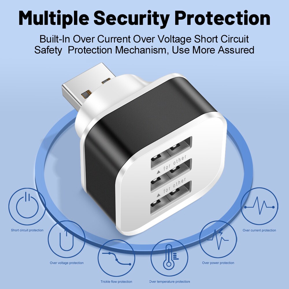 3 Port USB Slots Adaptor USB 3 – Electronics Gadgets For Car Bewertung und Preis