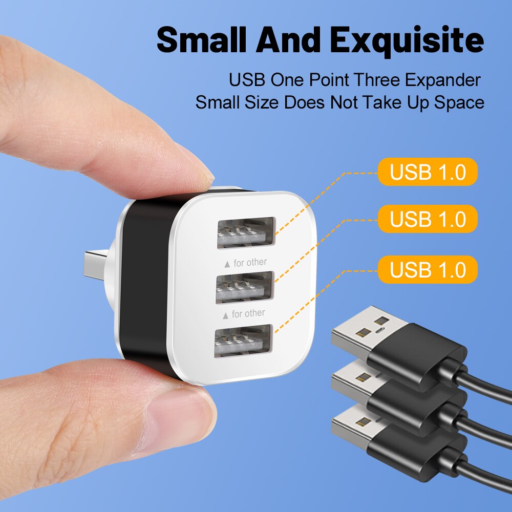 3 Port USB Slots Adaptor USB 3 – Electronics Gadgets For Car Bewertung und Preis