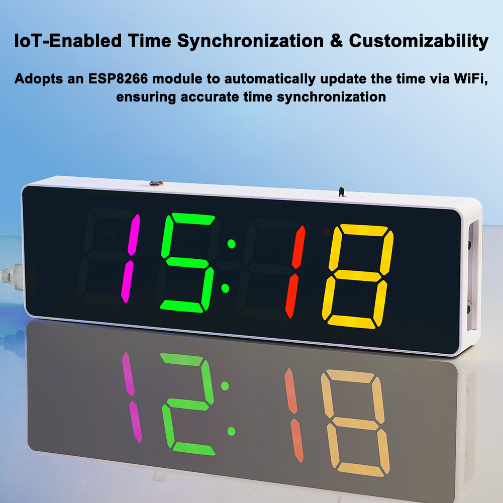 ESP8266 IoT Colorful WiFi Cloc – Diy Electronics Gadgets Bewertung und Preis