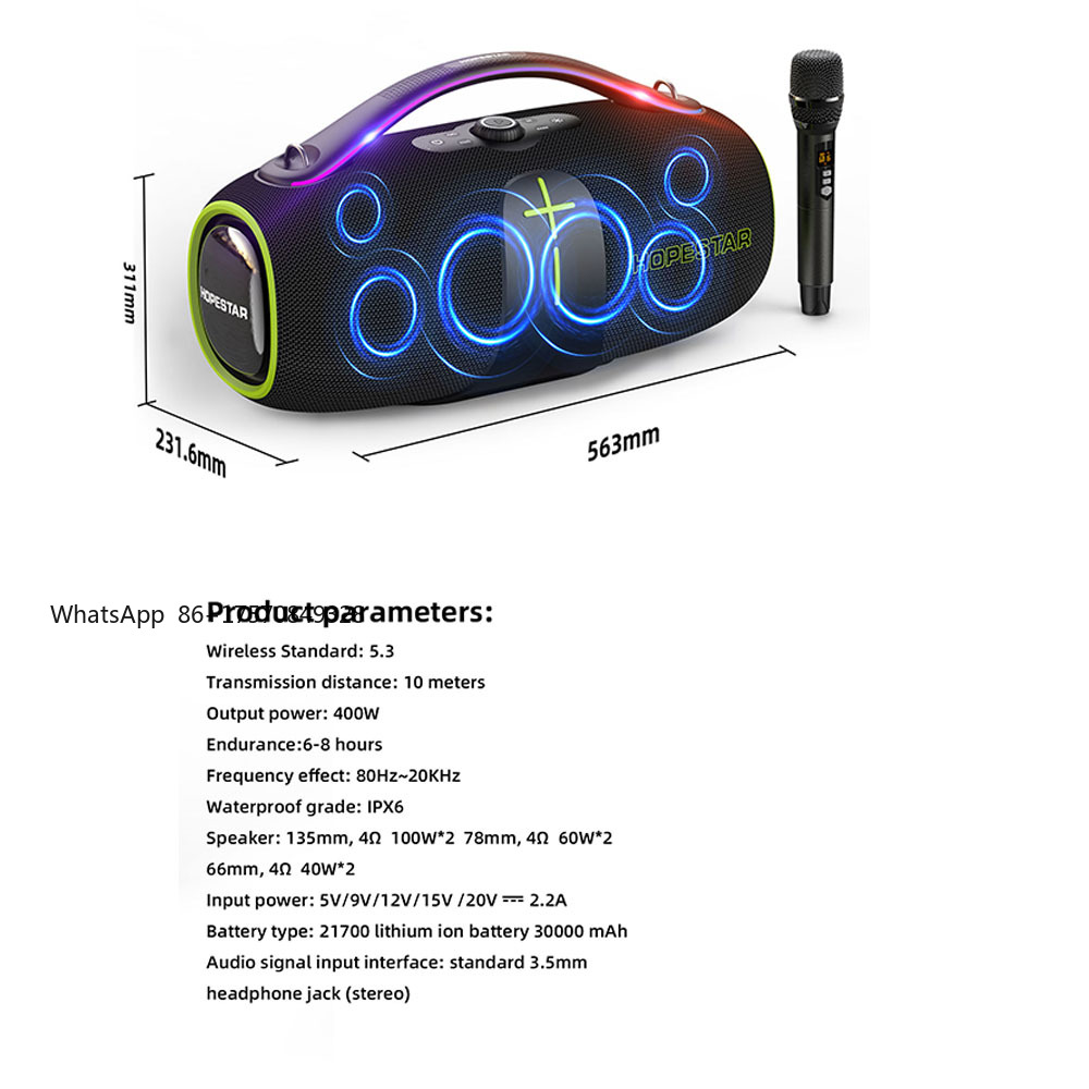Factory HOPESTAR A85 Outdoor H – Bluetooth Speaker Waterproof Bewertung und Preis