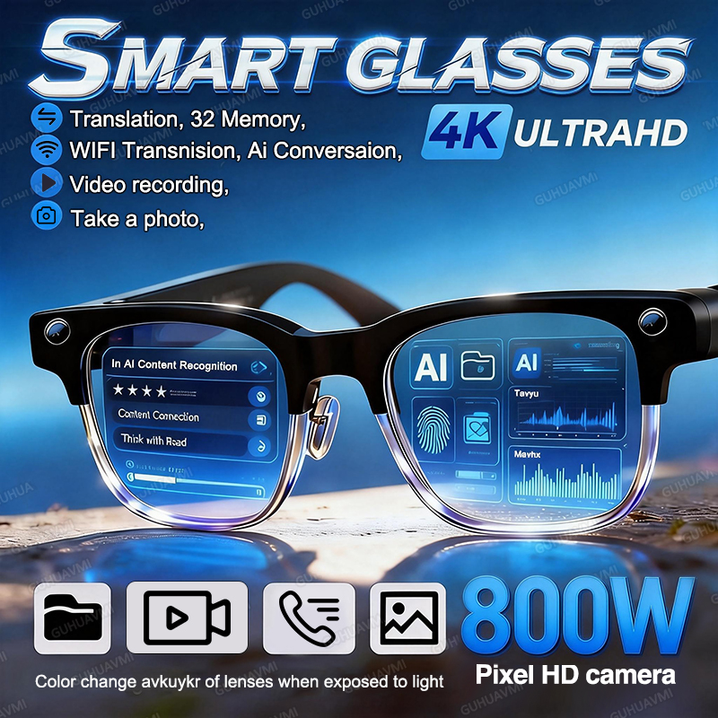 2026New 800W Pixel Camera Smar – Smart Glasses Ar Bewertung und Preis