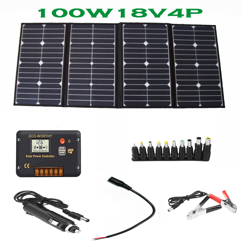 Portable 100 Watt Folding Sola – Solar Powered Charger Bewertung und Preis