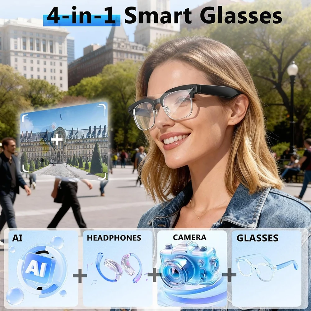 4K Smart AI Glasses 8MP Camera – Smart Glasses Ar Bewertung und Preis