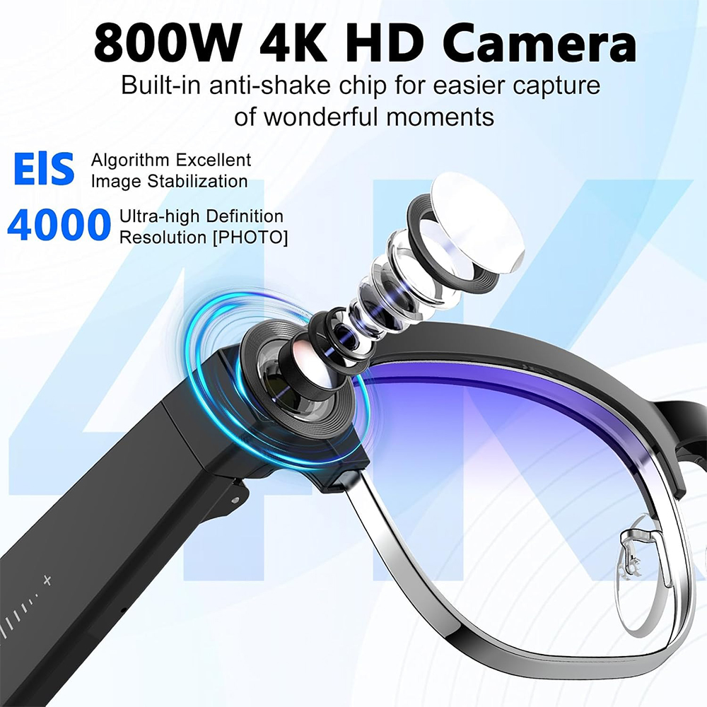 4K Smart AI Glasses 8MP Camera – Smart Glasses Ar Bewertung und Preis