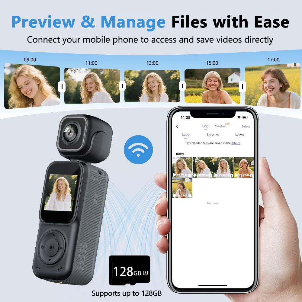 Portable Body Camera WiFi Infr – Compact Camera Mirrorless Bewertung und Preis