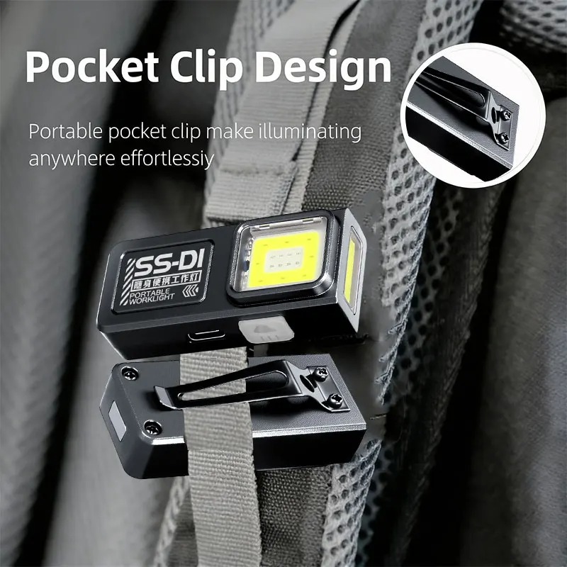 Mini COB LED Flashlight USB C  – Mini Electronics Gadgets Bewertung und Preis