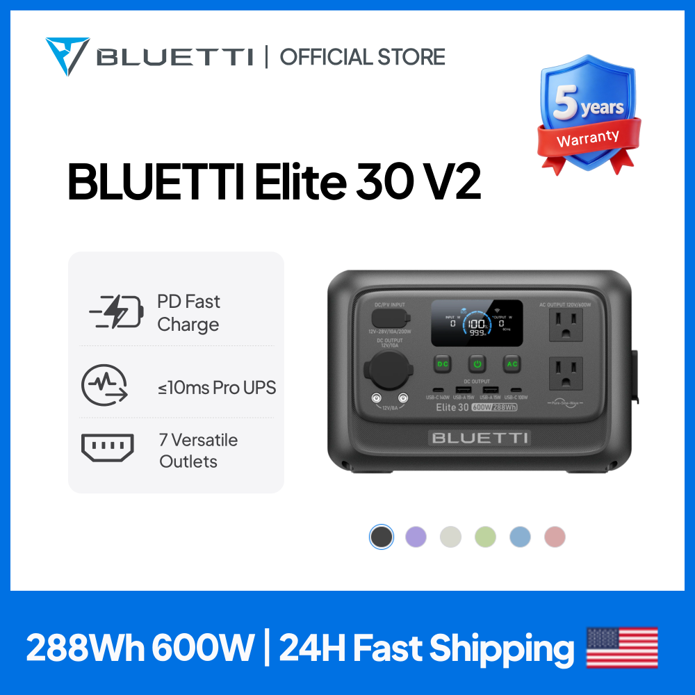 【Renew】BLUETTI Elite 30 V2 Por – Solar Powered Charger Bewertung und Preis