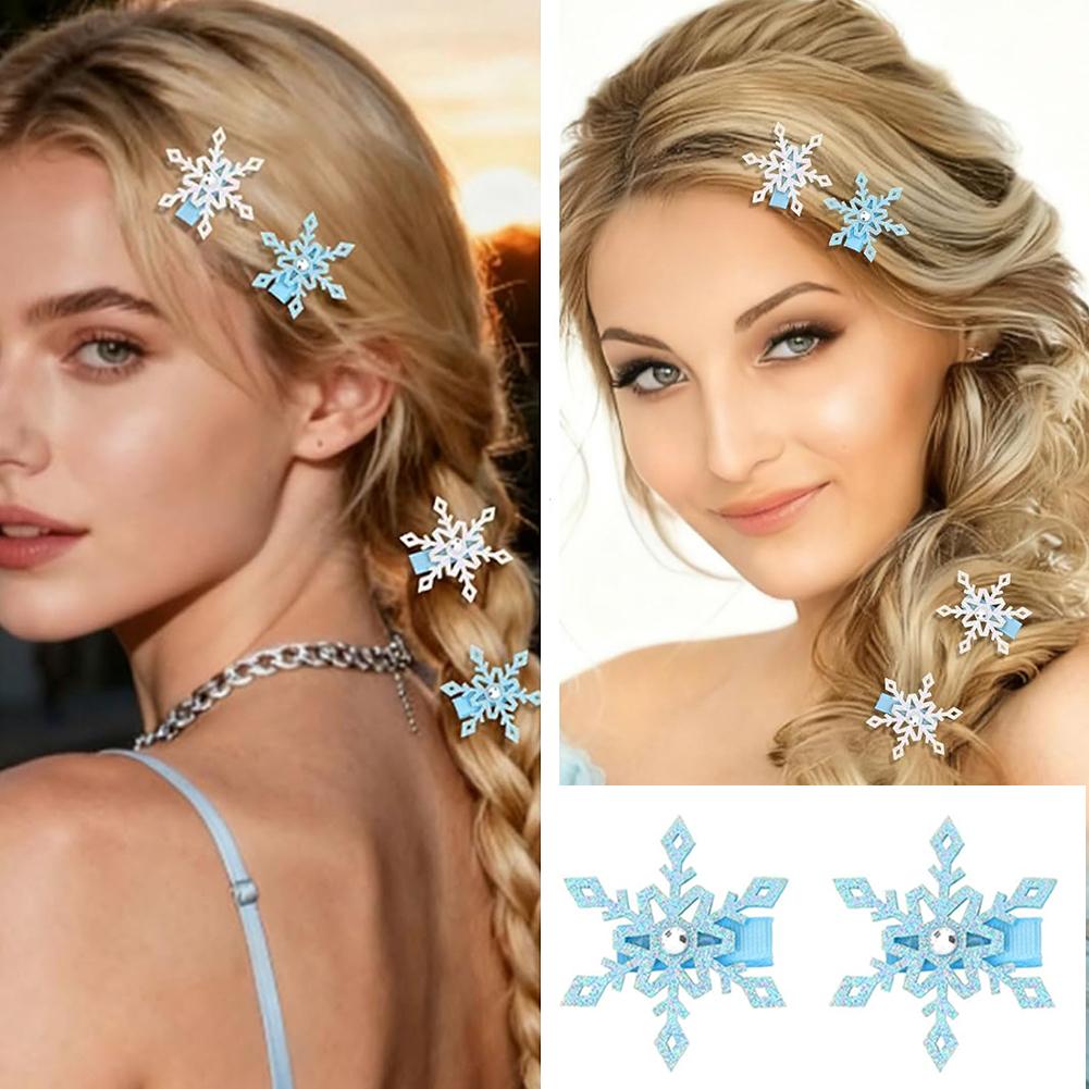 2pcs Children's Hairpin Shinin – Elsa Gadget Bewertung und Preis