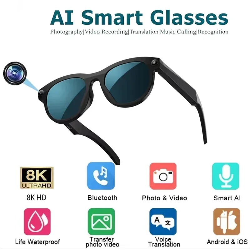 8KHD Smart AI Glasses Color Ch – Smart Glasses Ar Bewertung und Preis