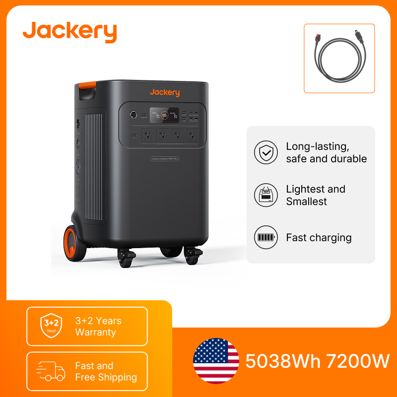Jackery Explorer 5000 Plus wit – Solar Powered Charger Bewertung und Preis