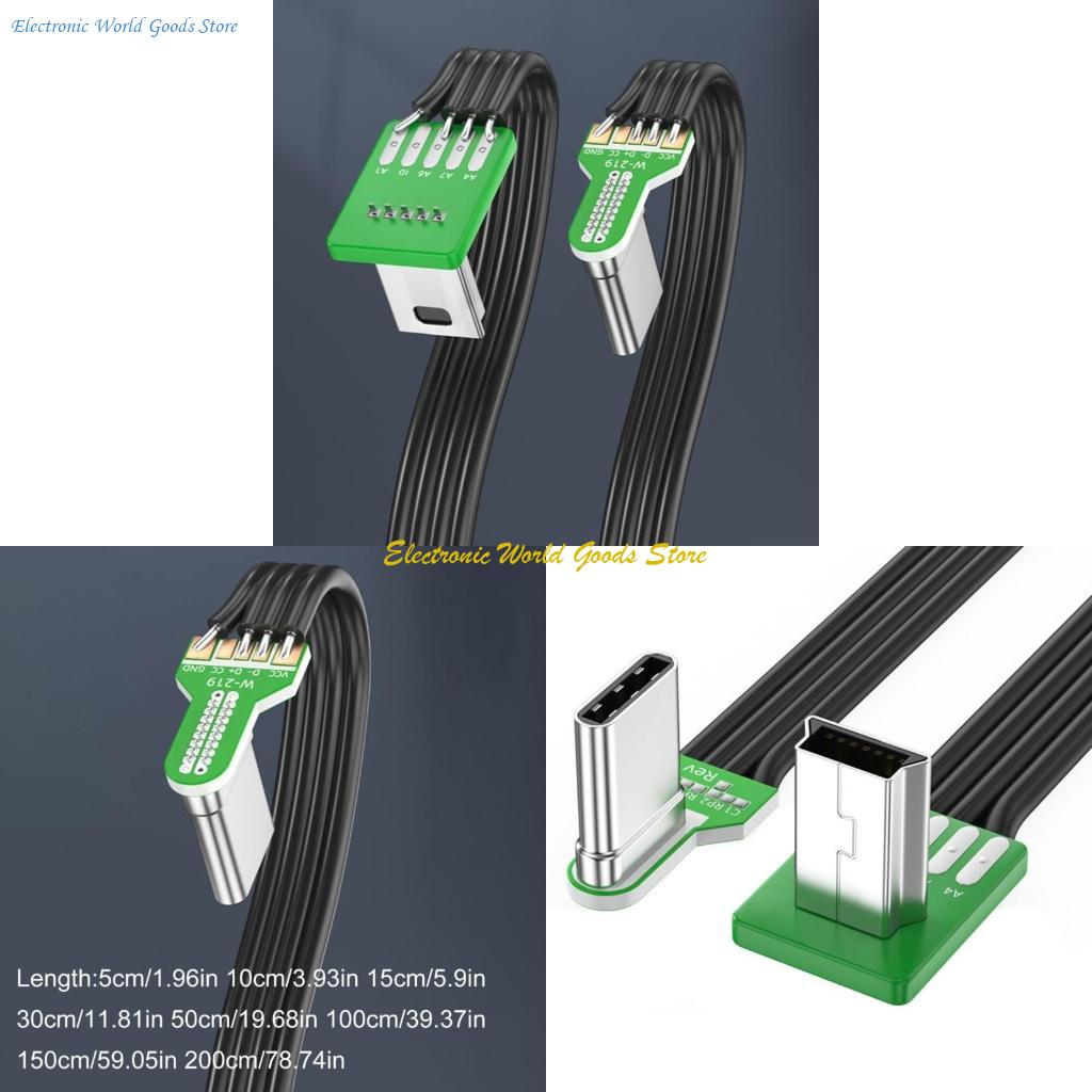 Flat Type C to USB Cable Type  – Electronics And Gadgets C Bewertung und Preis