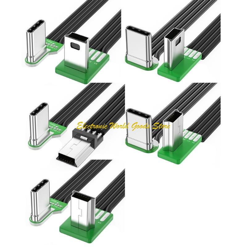 Flat Type C to USB Cable Type  – Electronics And Gadgets C Bewertung und Preis