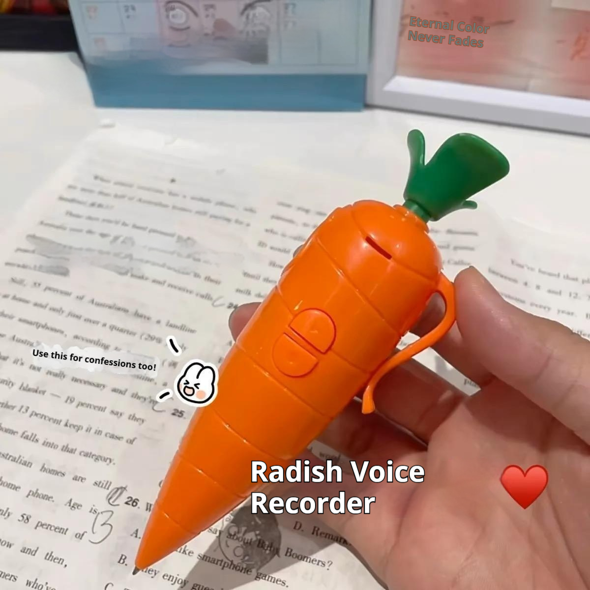 Cute carrot voice recorder stu – Voice Recorder Pen Bewertung und Preis