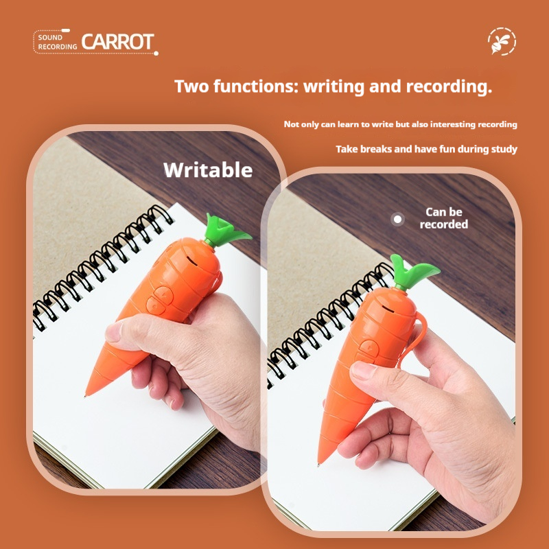 Cute carrot voice recorder stu – Voice Recorder Pen Bewertung und Preis