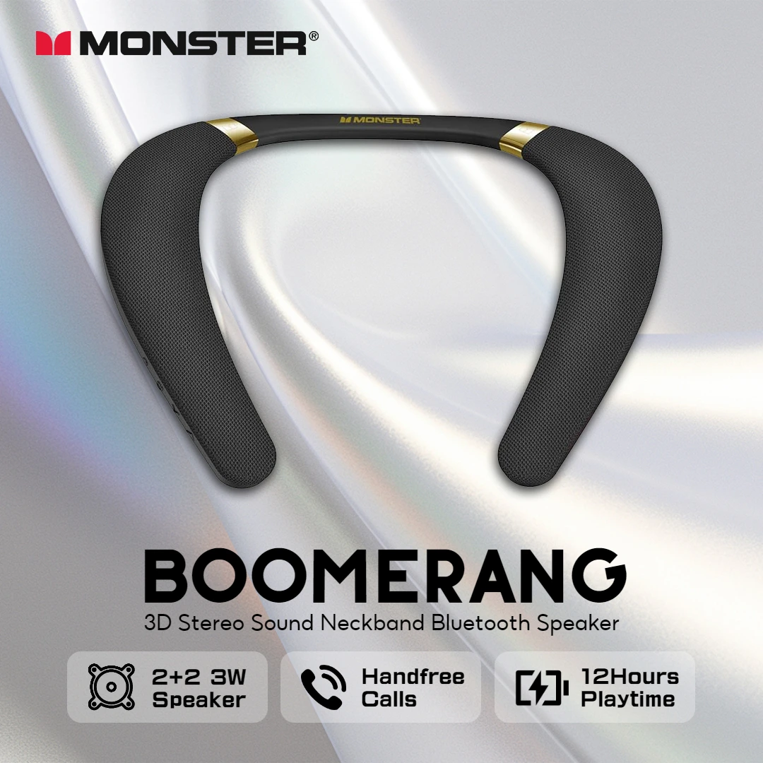 New Monster Boomerang Neck Ban – Bluetooth Speaker Waterproof Bewertung und Preis