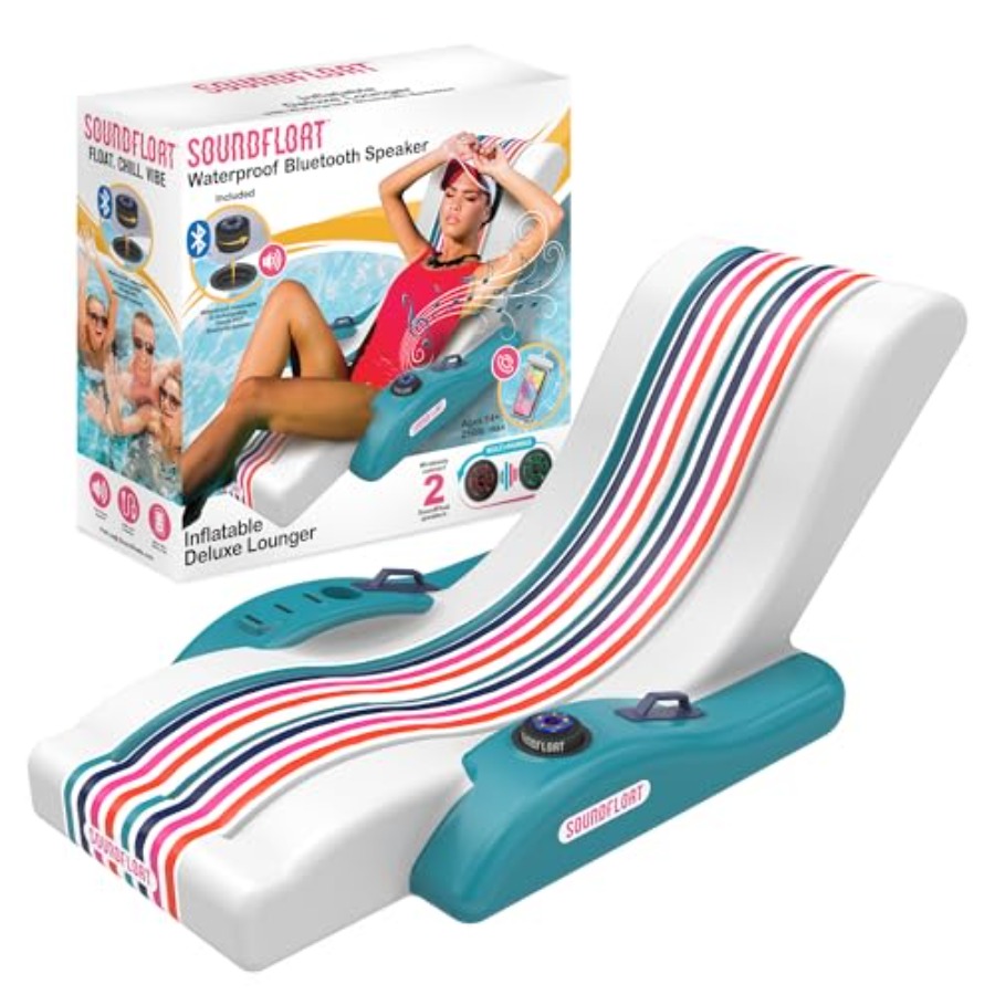 Inflatable Pool Lounger with B – Bluetooth Speaker Waterproof Bewertung und Preis