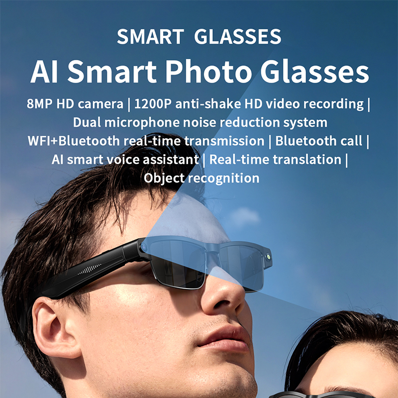 Al Smart Photo Glasses 800W Ca – Smart Glasses Ar Bewertung und Preis