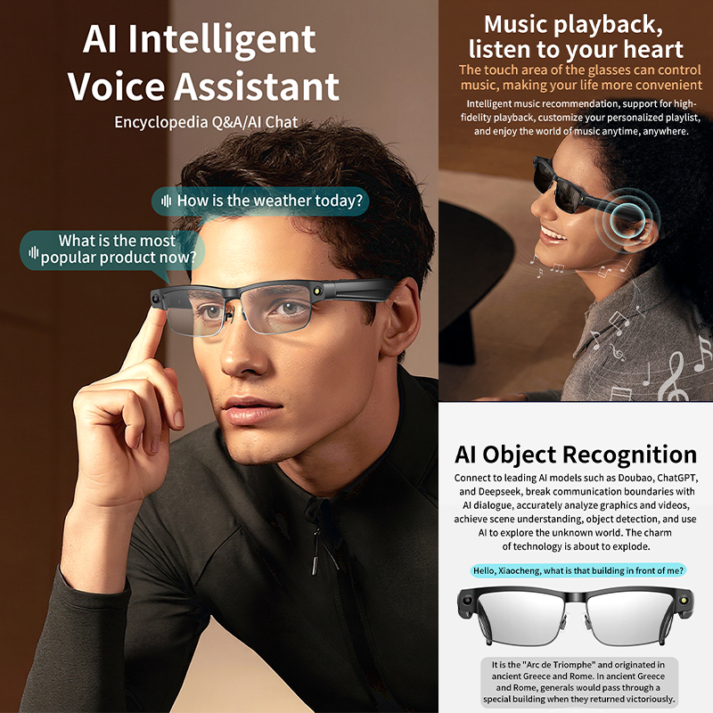 Al Smart Photo Glasses 800W Ca – Smart Glasses Ar Bewertung und Preis