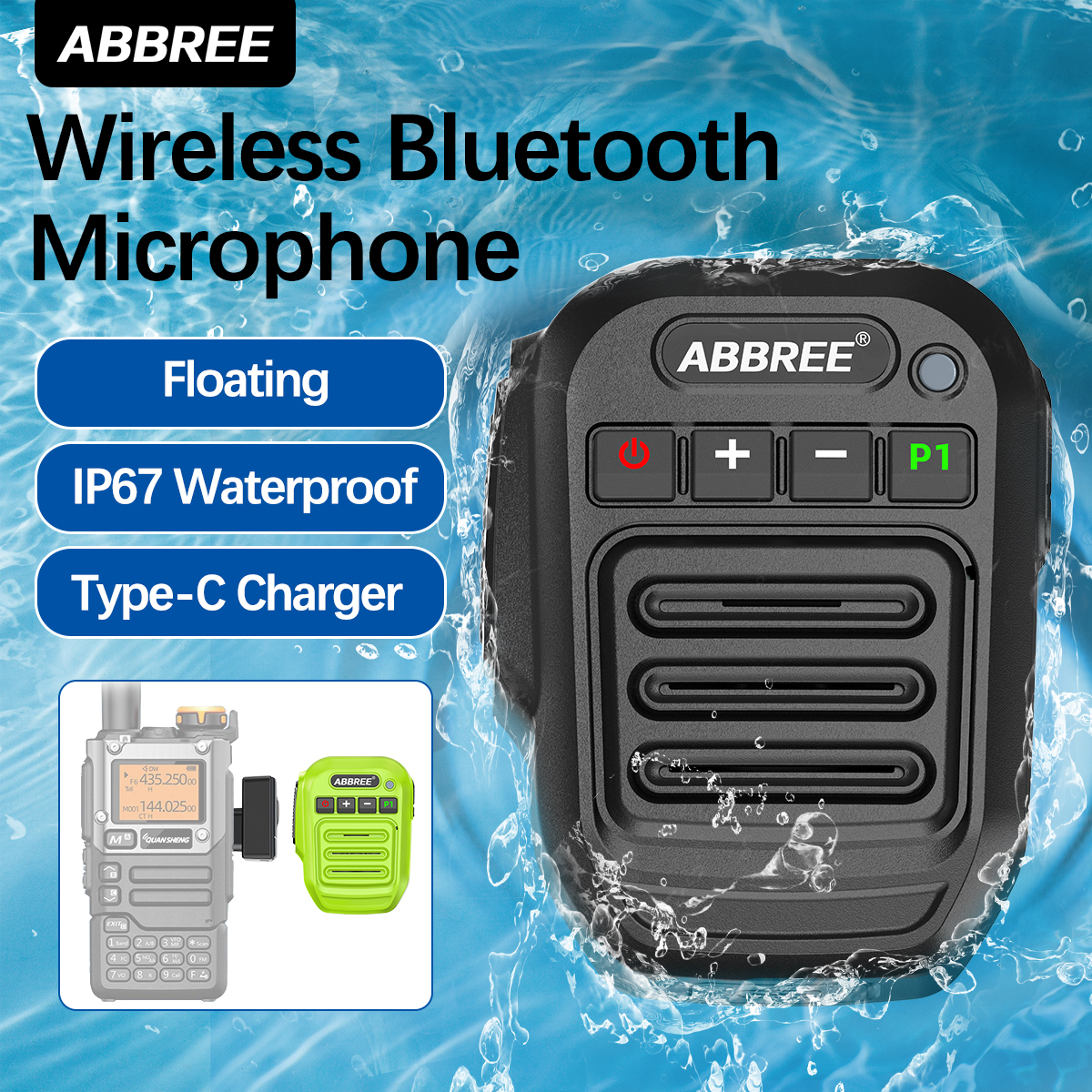 ABBREE Walkie Talkie Wireless  – Bluetooth Speaker Waterproof Bewertung und Preis