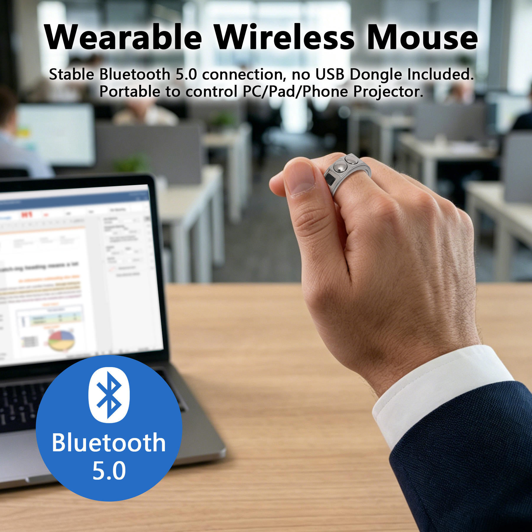 Smart mouse ring ring PPT demo – Smart Glasses Ar Bewertung und Preis