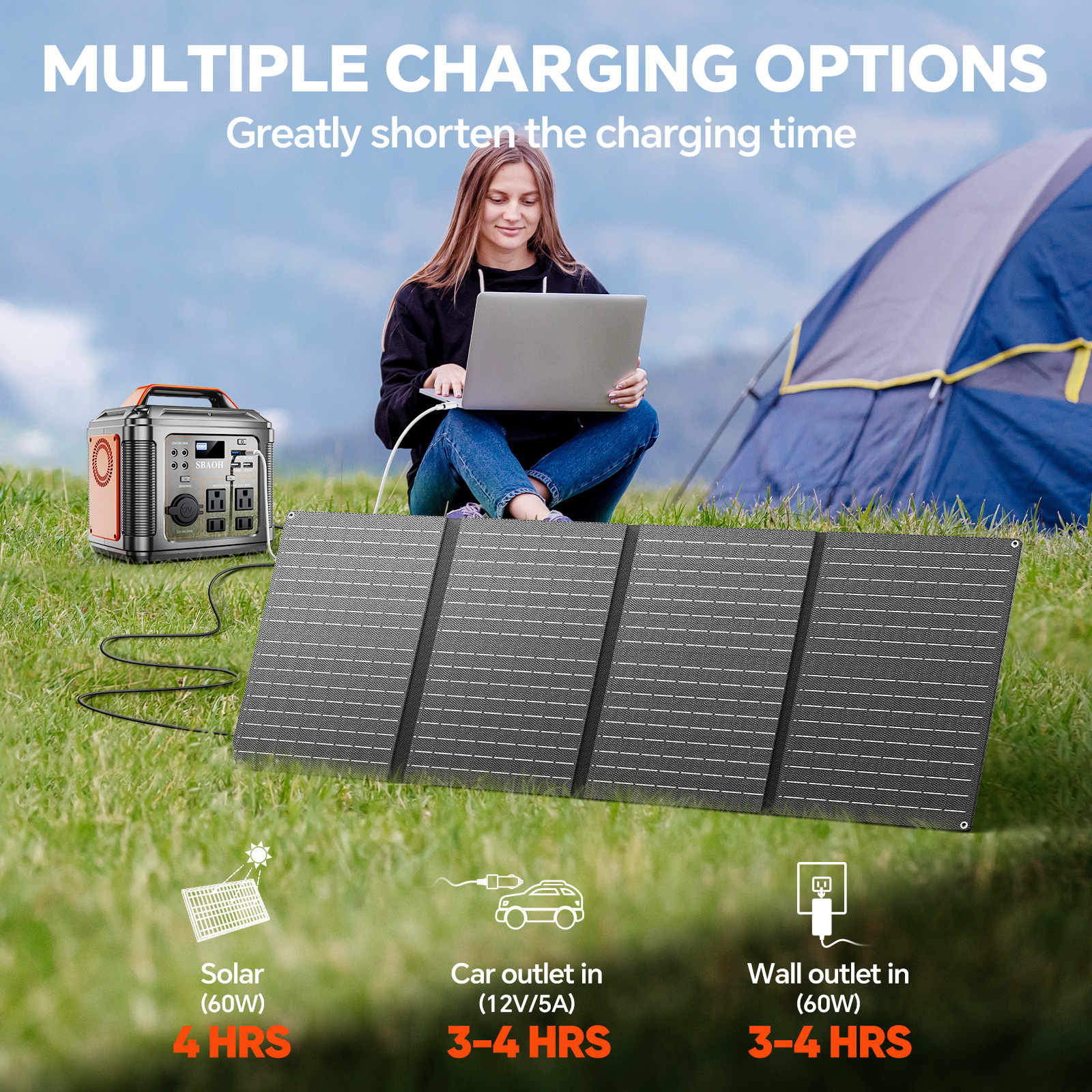 300W Portable Power Station, 2 – Solar Powered Charger Bewertung und Preis