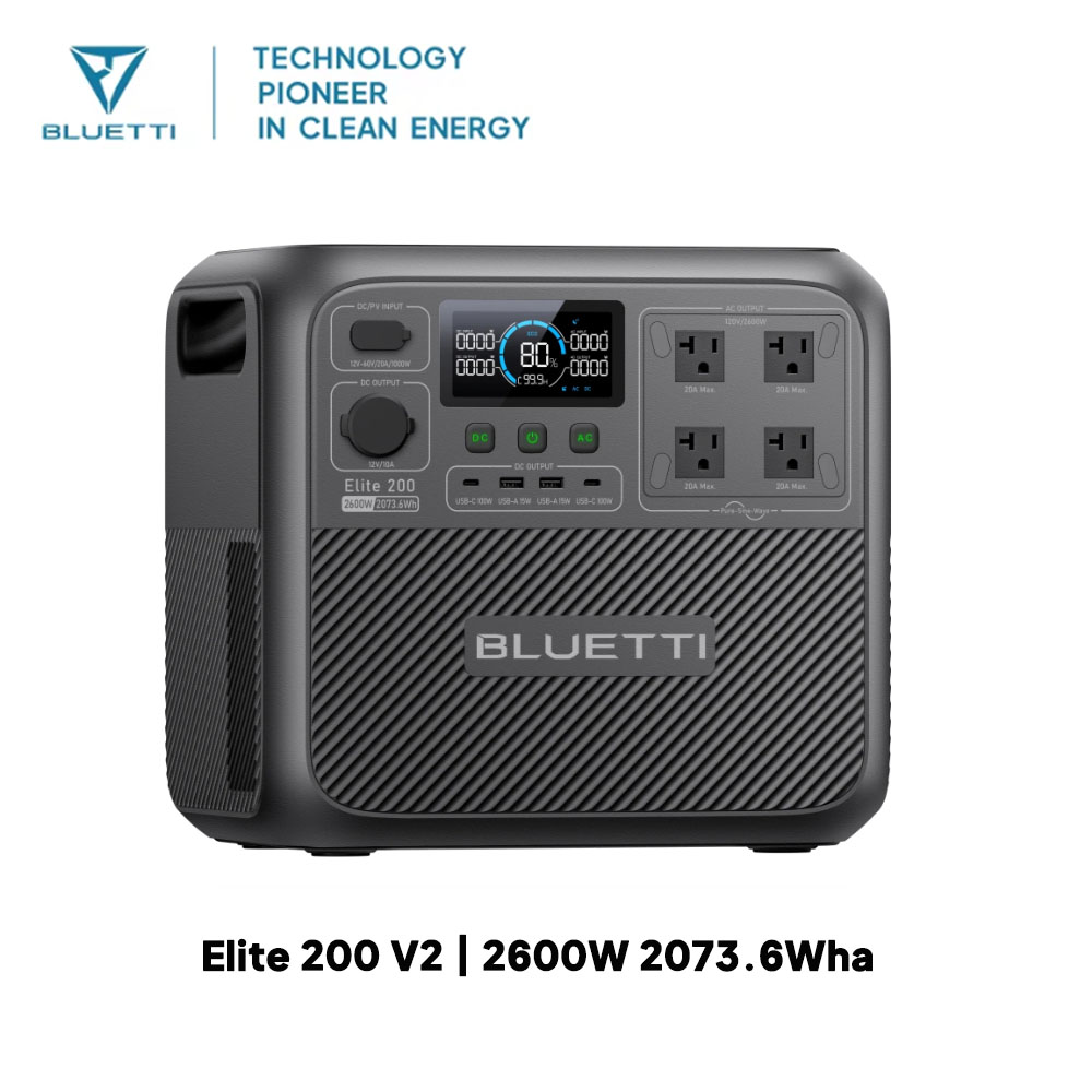 【Renew】BLUETTI Elite 200 V2 Po – Solar Powered Charger Bewertung und Preis