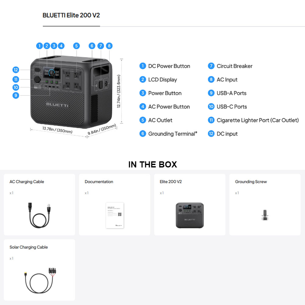 【Renew】BLUETTI Elite 200 V2 Po – Solar Powered Charger Bewertung und Preis