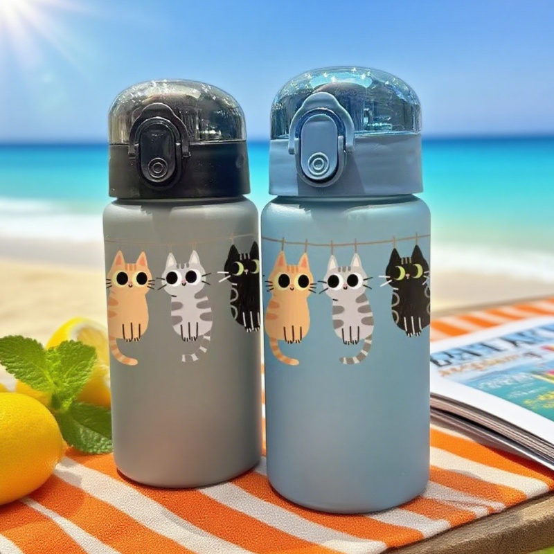 3D Printed 550ML Cute Cat Prin – Smart Water Bottle Tracker Bewertung und Preis