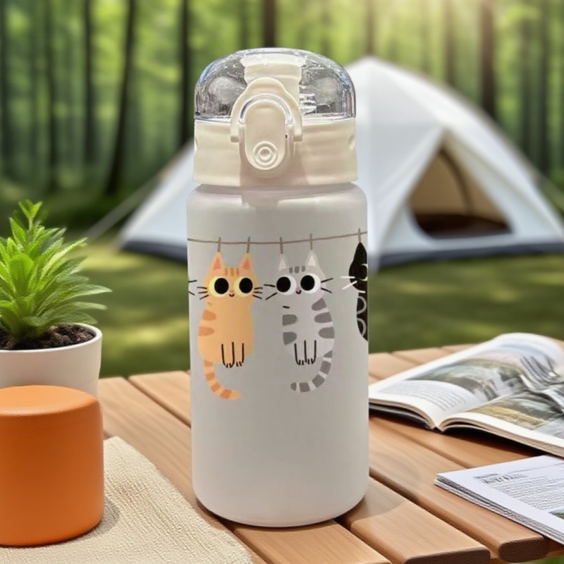 3D Printed 550ML Cute Cat Prin – Smart Water Bottle Tracker Bewertung und Preis
