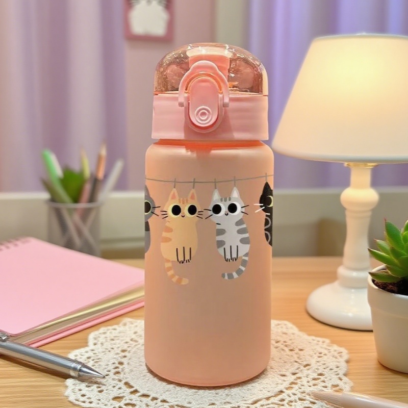 3D Printed 550ML Cute Cat Prin – Smart Water Bottle Tracker Bewertung und Preis