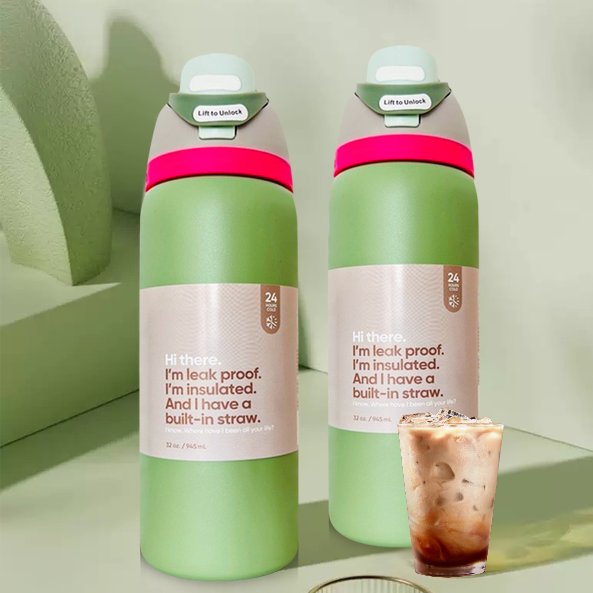 owalaa Avocado green Water Bot – Smart Water Bottle Tracker Bewertung und Preis