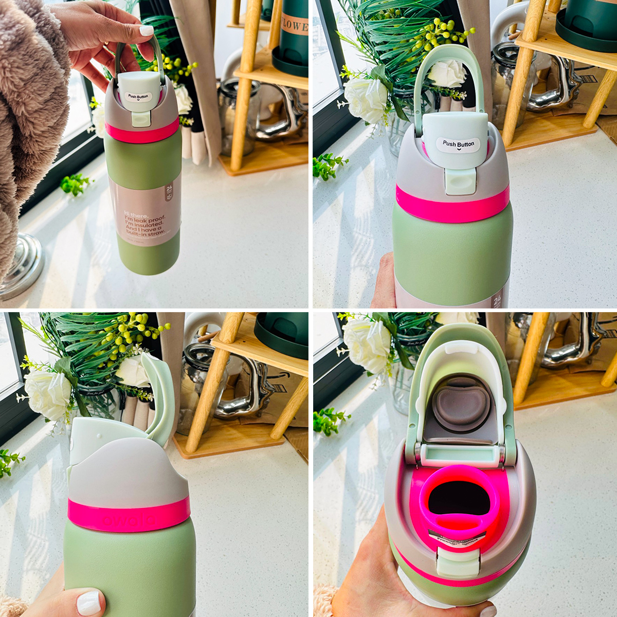 owalaa Avocado green Water Bot – Smart Water Bottle Tracker Bewertung und Preis