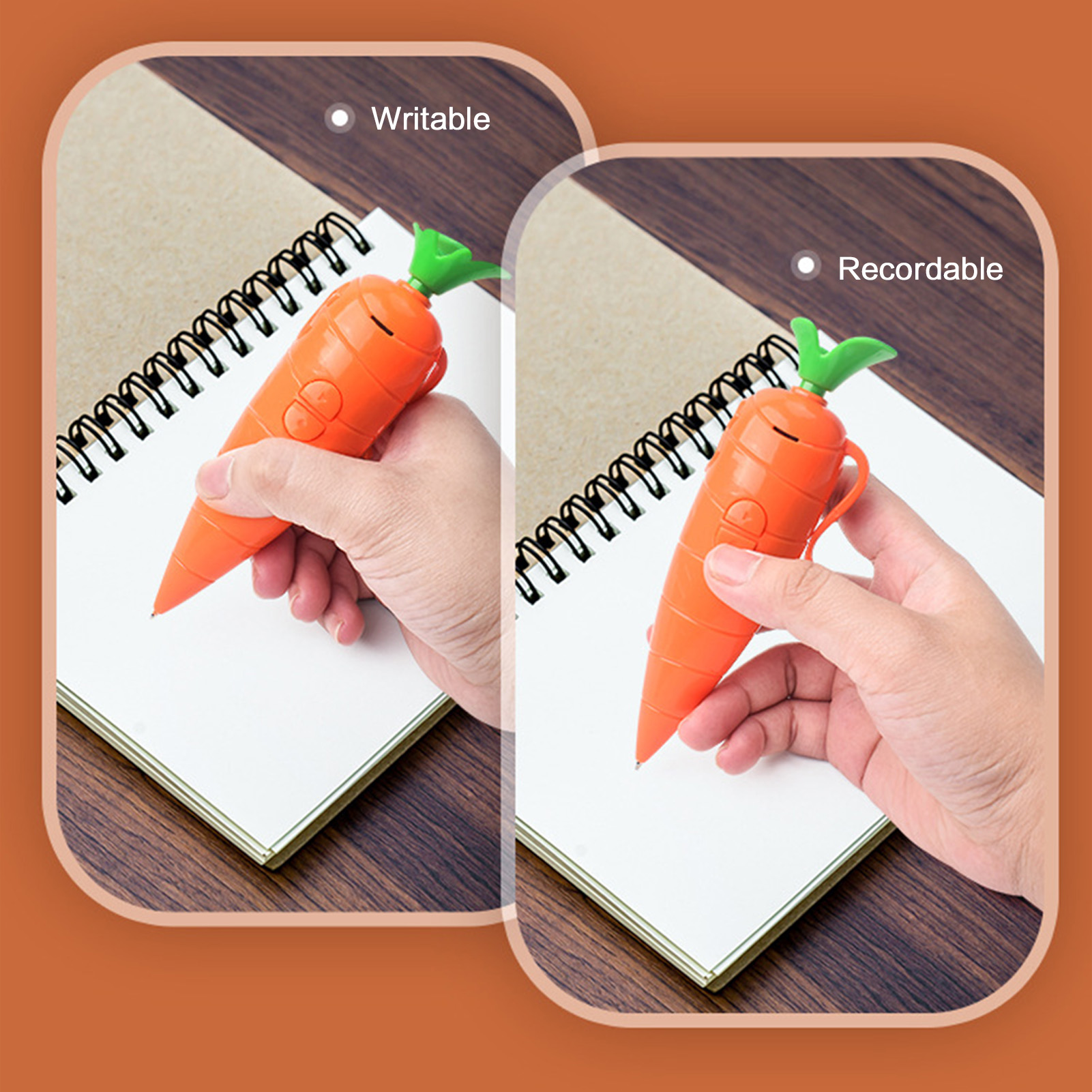 Carrot-Shaped Voice Recorder P – Voice Recorder Pen Bewertung und Preis
