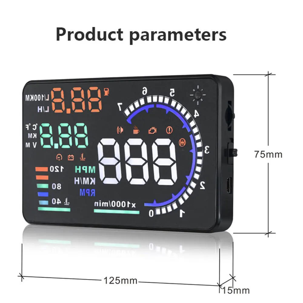A8 OBD HUD Head-up Display Spe – Electronics Gadgets For Car Bewertung und Preis