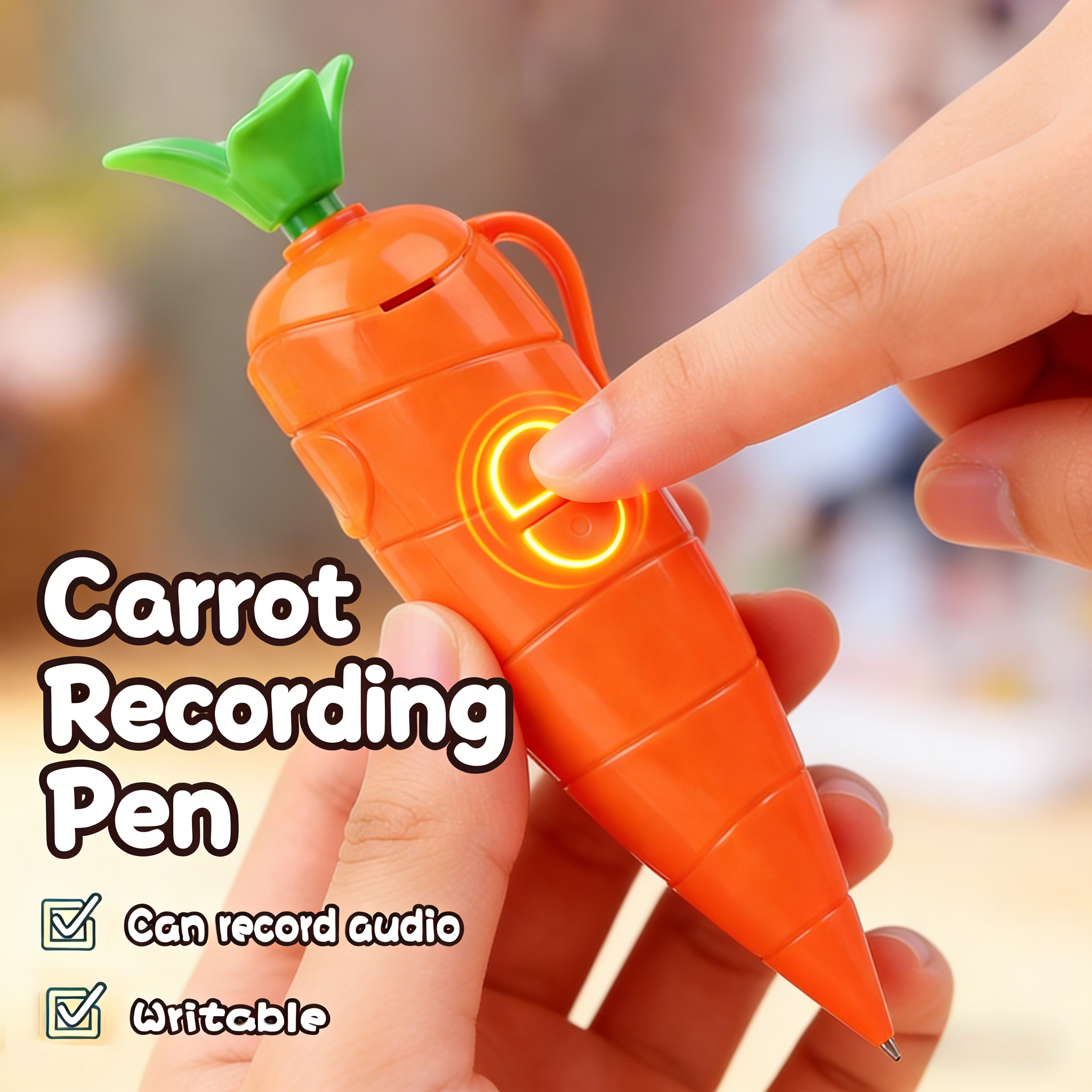 Creative Carrot-Shaped 2-in-1  – Voice Recorder Pen Bewertung und Preis