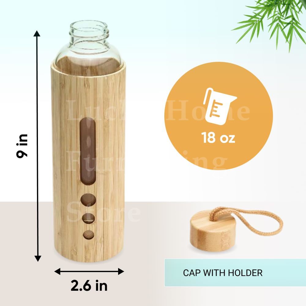 550ML Borosilicate Glass Water – Smart Water Bottle Tracker Bewertung und Preis