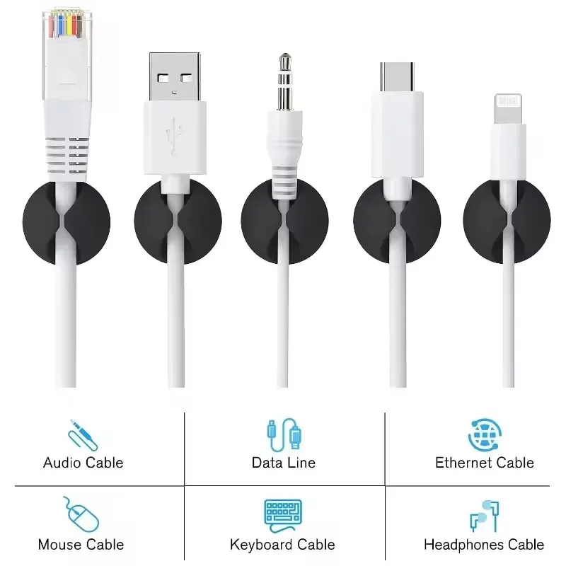 5/50Pcs Mini Cable Organizer S – Mini Electronics Gadgets Bewertung und Preis