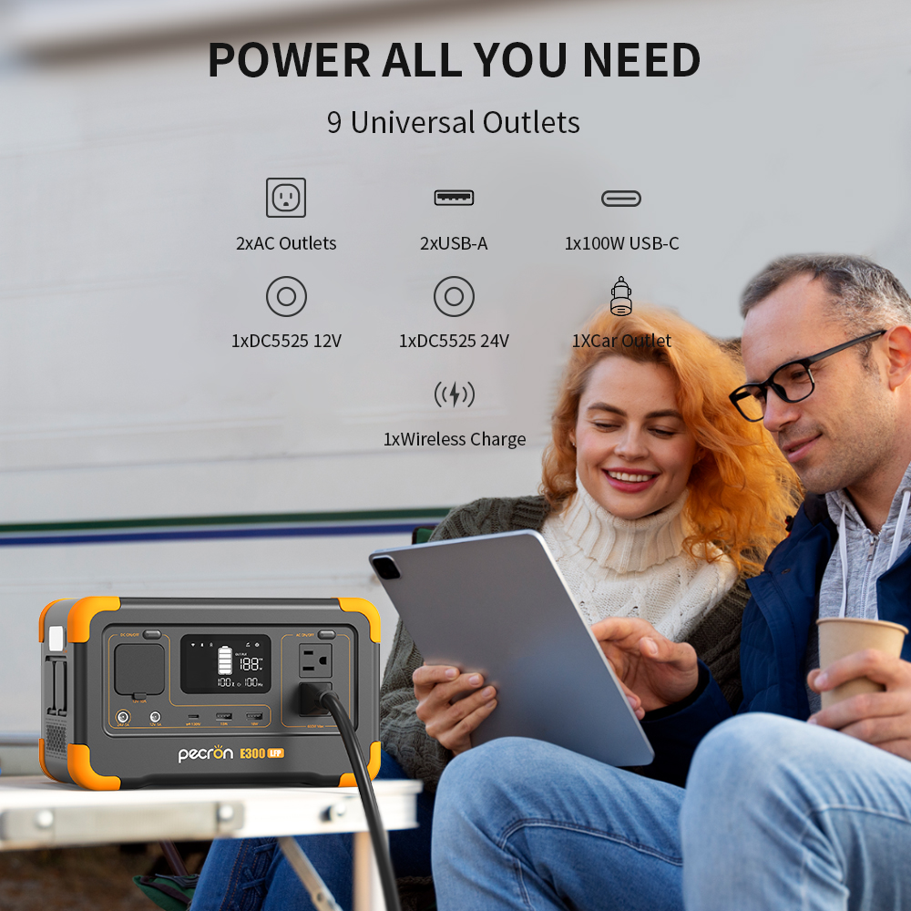 Pecron E300LFP Portable Power  – Solar Powered Charger Bewertung und Preis