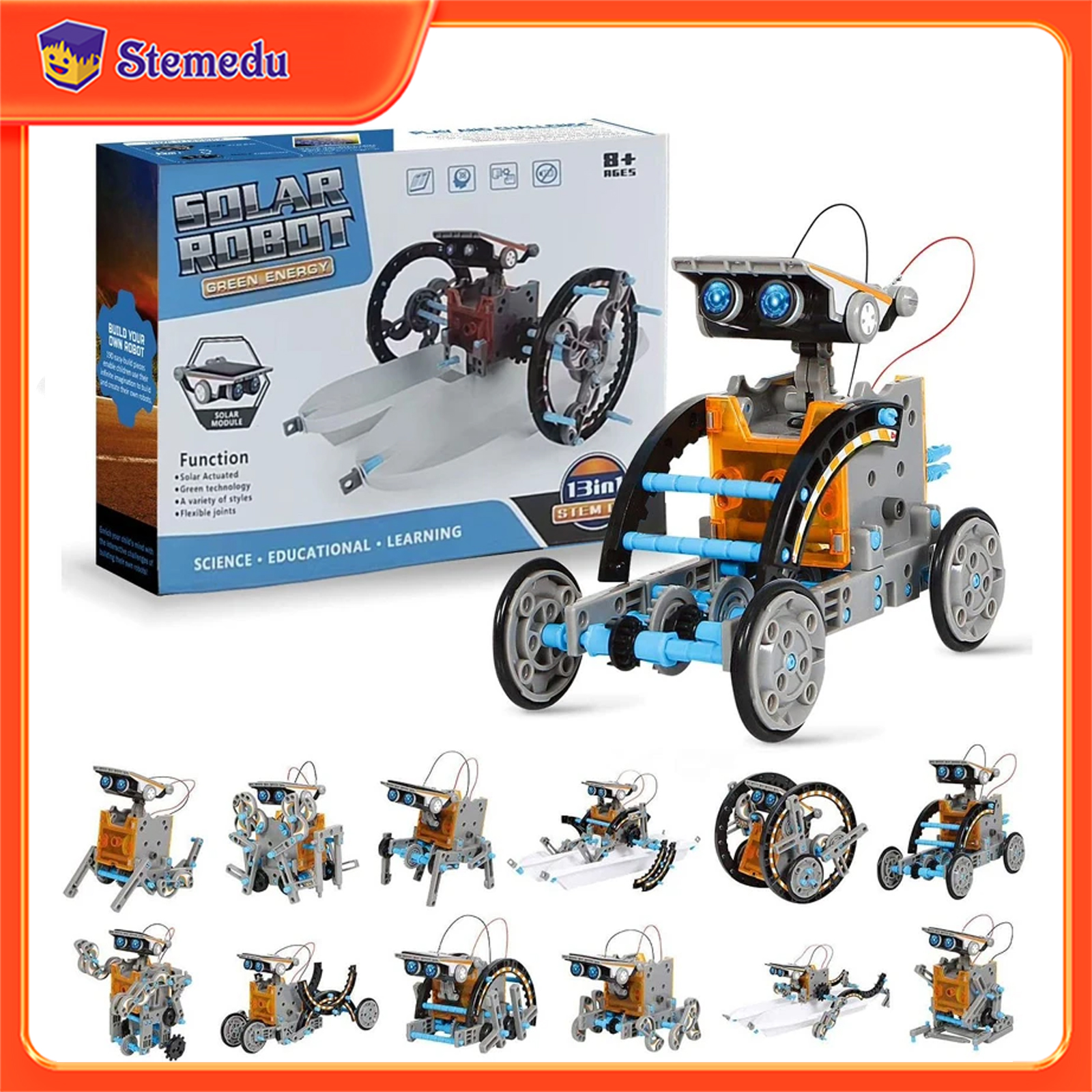 13 in 1 Solar Powered Robot Sc – Diy Electronics Gadgets Bewertung und Preis